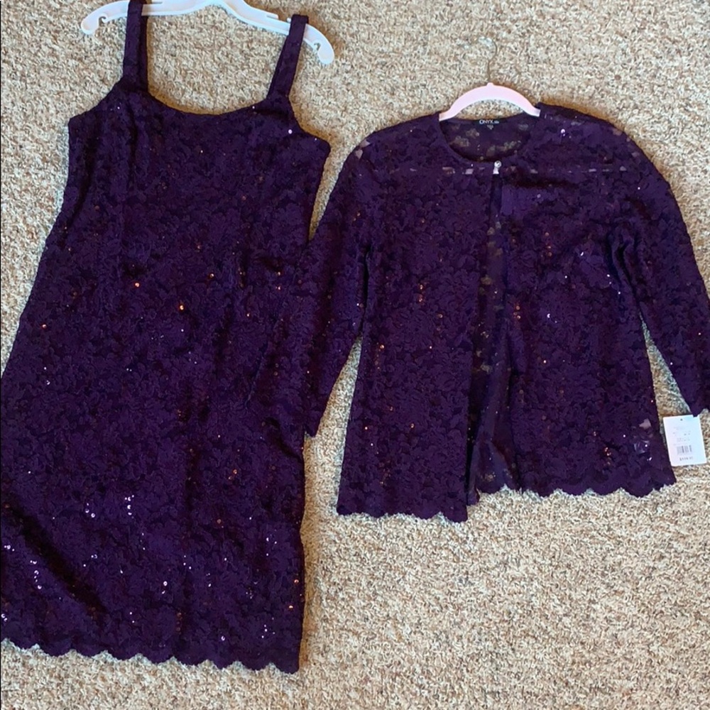 Cocktail or mother of the bride dress and jacket